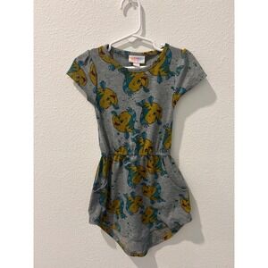 LuLaRoe Disney Little Mermaid Flounder Dress Girls Size 2